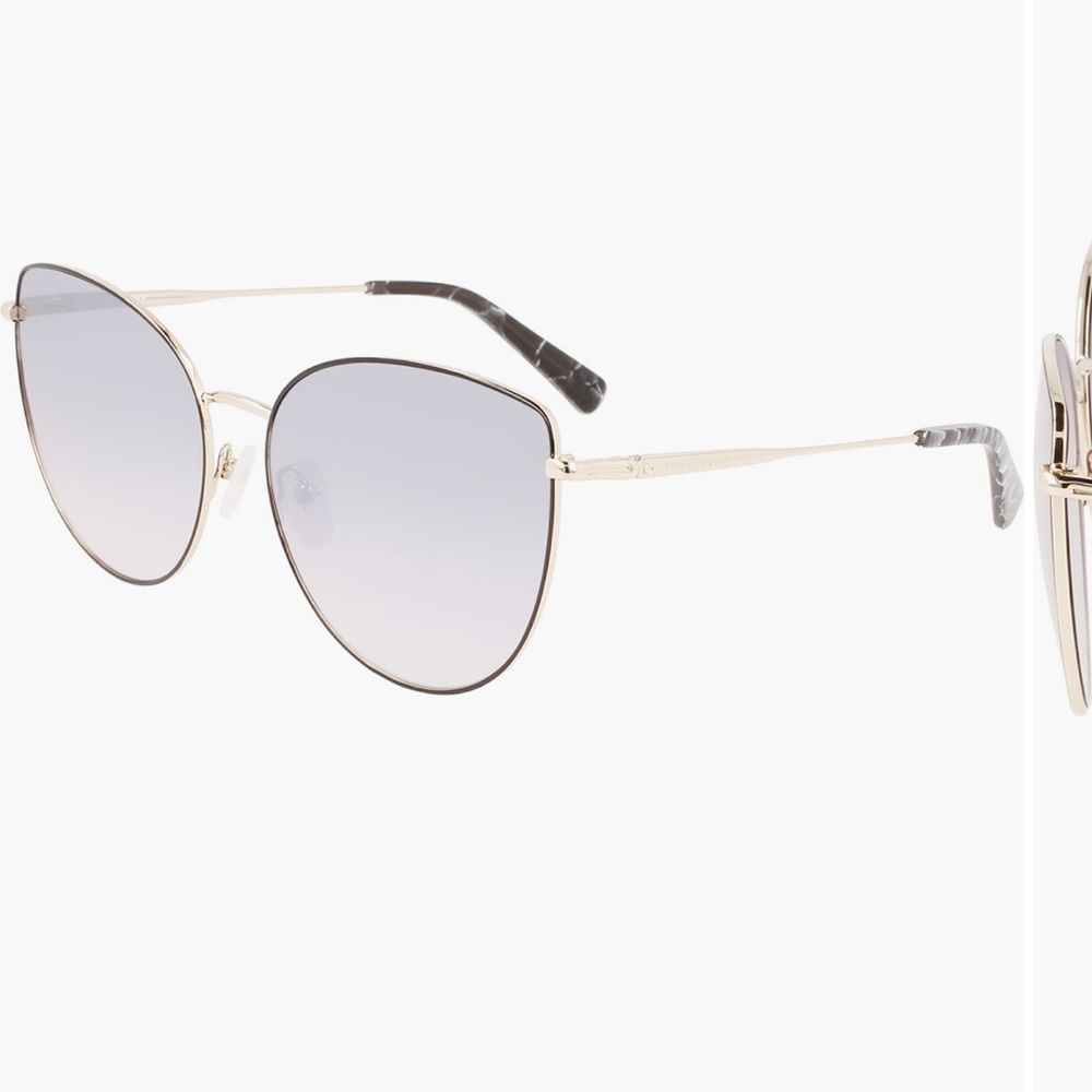 Longchamp Black and Gold Sunglasses - Picture 3 of 12
